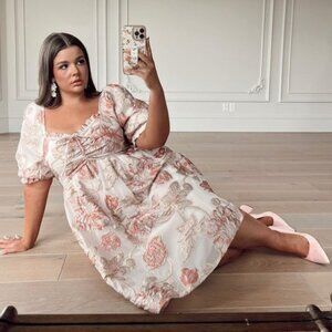 3X JessaKae Abigial Babydoll Dress
